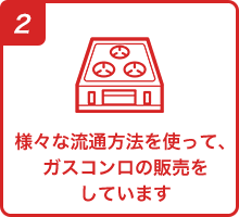 世界中に向けてガスコンロの販売をしていきます