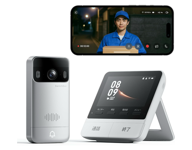 スイッチボット スマートテレビドアホン W6802000